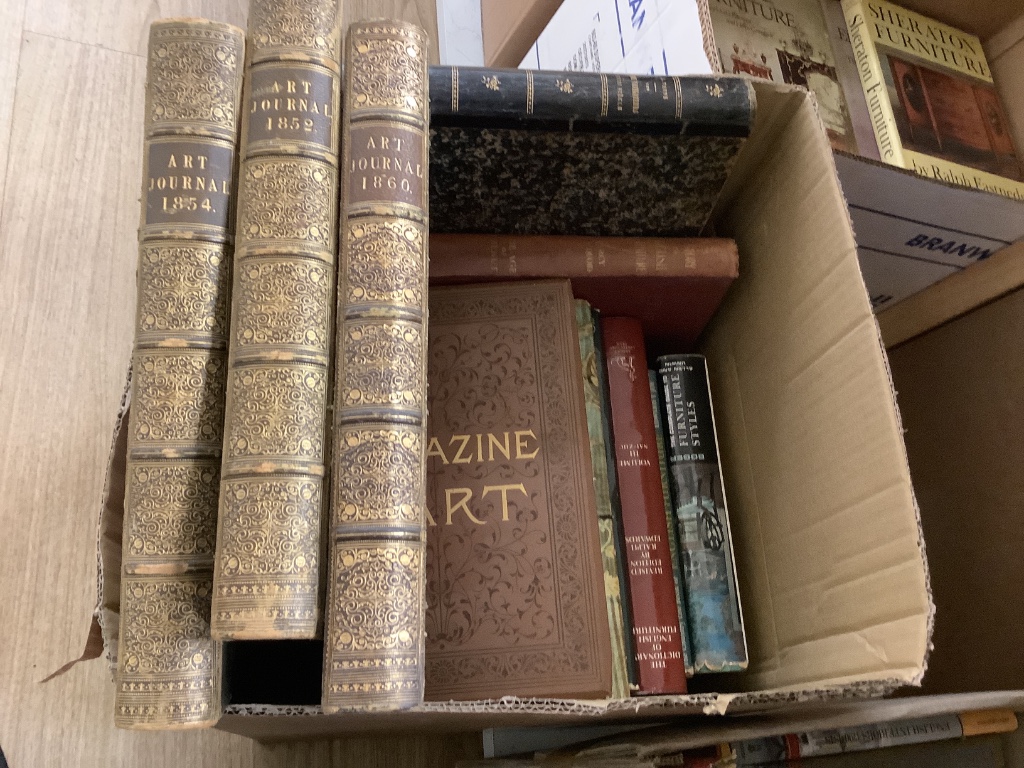 A collection of mainly Art and Antique reference books with some assorted bindings